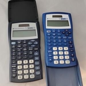 Texas Instruments TI-30X IIS Dual Pack - Black and Blue